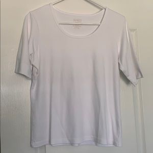 LL Bean 100% cotton white shirt